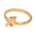 Golden Sagittarius,'18k Gold Plated Sterling Silver Sagittarius Band Ring'