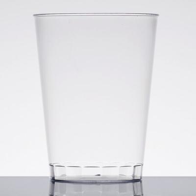 Fineline Savvi Serve 410-CL 10 oz. Tall Clear Hard Plastic Tumbler - 500/Case