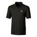 Men's Cutter & Buck Black Florida State Seminoles Forge Pencil Stripe Polo