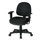 Symple Stuff Hathcock Task Chair Upholstered, Wood | 36.25 H x 25 W x 23.5 D in | Wayfair AF6FD8D986194AB296A084177EF8039E
