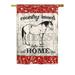 Breeze Decor Country Roads Horse Nature Everyday Farm Animals Impressions 2-Sided Polyester 40 x 28 in. House Flag in Red | 40 H x 28 W in | Wayfair