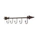 Millwood Pines Shawna Arrow Hook Wall Mounted Coat Rack Metal in Brown | 3 H x 17 W x 1 D in | Wayfair DCAB88AC94BC48D4BD8E034FE9D1F2B1