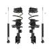 2006-2011 Hyundai Accent Front and Rear Suspension Strut and Shock Absorber Assembly Kit - Unity 4-11135-259150-001