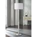 Montilla Brushed Steel Metal Tube Floor Lamp