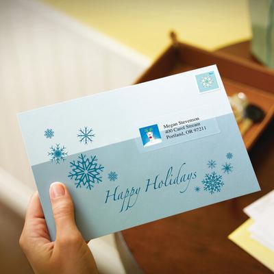 Avery® 08660 Easy Peel 1" x 2 5/8" Matte Clear Address Labels - 750/Pack
