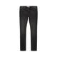 TOM TAILOR DENIM Herren Culver Skinny Jeans, schwarz, Logo Print, Gr. 29/30