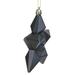 The Holiday Aisle® Glittered Star Shatterproof Christmas Ornament Plastic in Black | 9 H x 6 W x 11 D in | Wayfair C6E47E435C4245D69907ECF488512DCA