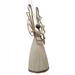 The Holiday Aisle® Ornamental Angel w/ Star Hanging Figurine, Sisal in White/Yellow | 7 H x 4.5 W x 1.5 D in | Wayfair