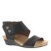 Rockport Cobb Hill Collection Hollywood 2 Piece Cuff - Womens 8 Black Sandal N