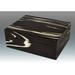 Tizo Zebra Empty Wood Decorative Box in Black/Brown | 4.25 H x 11 W x 8.5 D in | Wayfair FS982BKBX