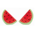 August Grove® August Grove Pegram Dolomite Spring Bright Watermelon Salt & Pepper Shaker Set Ceramic in Red | 3.5 H x 2.25 W in | Wayfair
