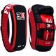 3X Sports Boxing Strike Shield Training Thai Pad Kickboxing Krav Maga MMA Target Focus Punching Mitts (Red/Black, Single (1PCs))