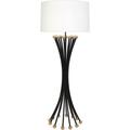 Robert Abbey Jonathan Adler Biarritz 61" Novelty Floor Lamp Metal in White | 61 H x 23 W x 23 D in | Wayfair BL476