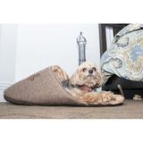 Tucker Murphy Pet™ Bozeman Slip-On Fashionable Slipper Dome Nylon/Cotton in Brown | 13.5 H x 13.1 W x 28.5 D in | Wayfair