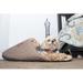 Tucker Murphy Pet™ Bozeman Slip-On Fashionable Slipper Dome Nylon/Cotton in Brown | 13.5 H x 13.1 W x 28.5 D in | Wayfair