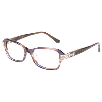 Diva 5485 Eyeglasses Womens Brown-Crystal 51-17-13...