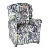 Zoomie Kids Cordon Conceal Kids Recliner Chair, Wood in Brown/Gray | 29 H x 23 W x 25 D in | Wayfair 97E9D68C92544141B54C7A86FF4BDDDA