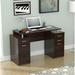 Latitude Run® Kolya Engineered Wood Computer Desk Wood in Brown | 30 H x 43.3 W x 19.7 D in | Wayfair 5EDD723CD8D0488E998059A4338F2F26