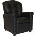 Zoomie Kids Coppola Children's Recliner, Wood in Black | 29 H x 22 W x 24 D in | Wayfair 74E3FDFE33E242F1973F27C36DEB11CE