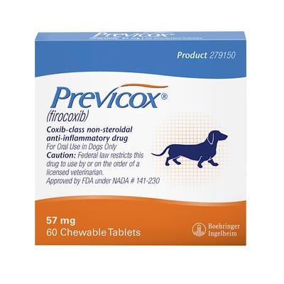 Previcox 57 mg, 60 Chewable Tablets