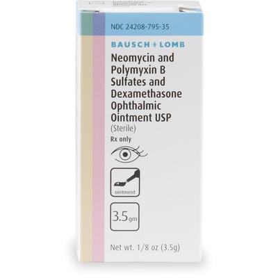 Neo-Poly-Dex Ophthalmic Ointment, 3.5 grams (0.118 fz)