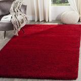 White 36 x 2 in Area Rug - Wrought Studio™ Vandoren Red Shag Rug, Polypropylene | 36 W x 2 D in | Wayfair E804C6E80F054D81AC15B41E33F25B4E