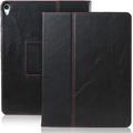 Casemade Apple iPad Pro 12.9 (3rd Gen 2018 Model) Premium Grade Luxury Real Italian Leather Case/Cover (Compatible Model Numbers: A1876, A1895, A2014) (Black)