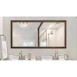 Astoria Grand Rozella Double Beveled Bathroom/Vanity Mirror Wood in Brown | 33 H x 62 W x 0.75 D in | Wayfair E10C4EA181D04DF0B6B57C242074B077