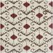 Brown/White 84 x 0.63 in Area Rug - Bungalow Rose Kouerga Geometric Handmade Tufted Wool Ivory/Brown Area Rug Wool | 84 W x 0.63 D in | Wayfair