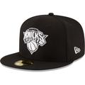 Men's New Era Black York Knicks & White Logo 59FIFTY Fitted Hat