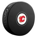 Calgary Flames Unsigned InGlasCo Autograph Model Hockey Puck