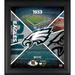 Philadelphia Eagles Framed 15" x 17" Team Impact Collage with a Piece of Game-Used Football - Limited Edition 500