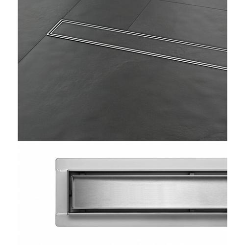 Duschrinne Bodenablauf Madeira 60 cm Edelstahl Siphon Befliesbar Ablaufrinne Ultra Flach