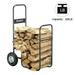 Ktaxon Firewood Cart Log Carrier Fireplace Wood Mover Hauler Rack Caddy Rolling Dolly