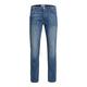 Herren Jack & Jones Jeans Tim Straight Legs Slim Fit Flat Front Tim ORIGINAL, Farben:Blau-2, Größe Jeans:32W / 30L