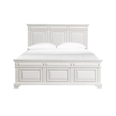 Picket House Furnishings Trent King Panel Bed in White - CY700KB