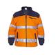 Hydrowear 04026010F Feldkirchen EN 471 Fleece-Jacke aus Toptex Orange/Marine Größe M