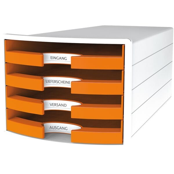 HAN Schubladenbox »IMPULS« DIN A4/C4 orange, 28x23.5x36.7 cm Image