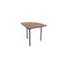 One-quarter Folding Table Metal in Brown AmTab Manufacturing Corporation | 29 H x 18 W x 18 D in | Wayfair QR72PM