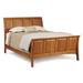 Copeland Furniture Sarah Sleigh Bed Wood in Black | 45 H x 74.5 W x 103.5 D in | Wayfair 1-SLM-15-03