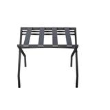 Innit Suba Folding Metal Luggage Rack Metal in Gray/Black | 24 H x 20 W x 19 D in | Wayfair i11n-01-06