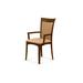 Copeland Furniture Morgan Solid Wood Arm Chair Wood/Upholstered in Brown | 37.5 H x 21.5 W x 22 D in | Wayfair 8-MOR-32-04-89112