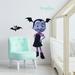 Room Mates Disney Vampirina Peel & Stick Giant Wall Decal Vinyl in Black/Blue/Pink | 11 H x 6 W in | Wayfair RMK3761GM