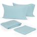Modern Living 300 Thread Count Sheet Set 100% Cotton/Sateen in Blue | Queen | Wayfair 028828321664