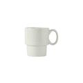 Tuxton Duratux Stackable Coffee Mug Ceramic in White | 3.75 H in | Wayfair BPM-1003