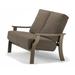 Telescope Casual St. Catherine Deep Loveseat w/ Cushions Plastic in Gray/Brown | 36.25 H x 52 W x 35.25 D in | Outdoor Furniture | Wayfair