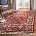 Red 87 x 0.23 in Indoor Area Rug - Millwood Pines Jazlyn Southwestern Area Rug Polyester/Cotton | 87 W x 0.23 D in | Wayfair