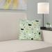 Latitude Run® Avicia Throw Pillow Polyester/Polyfill blend in Green | 16 H x 16 W x 3 D in | Wayfair 8CBD6758538D495A821B6923325DB459