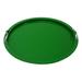 Ebern Designs Forman Enameled Galvanized Serving Tray Metal in Green | 1 H x 19.5 W in | Wayfair BFECD2DFDDF24B40B9D019F1E418995B