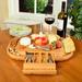 Alcott Hill® Karla Monogrammed 5 Piece Cheese Board & Platter Set Wood in Brown | 1.75 H x 13 W in | Wayfair AA901B2D24794DF092609FF81F5D771D